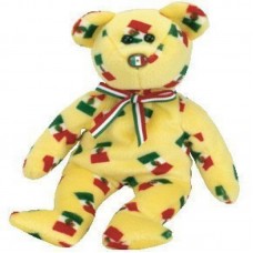 TY Beanie Baby - PINATA the Bear (Mexican Flag Nose)   